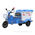 Electric three-wheel sanitation vehicle